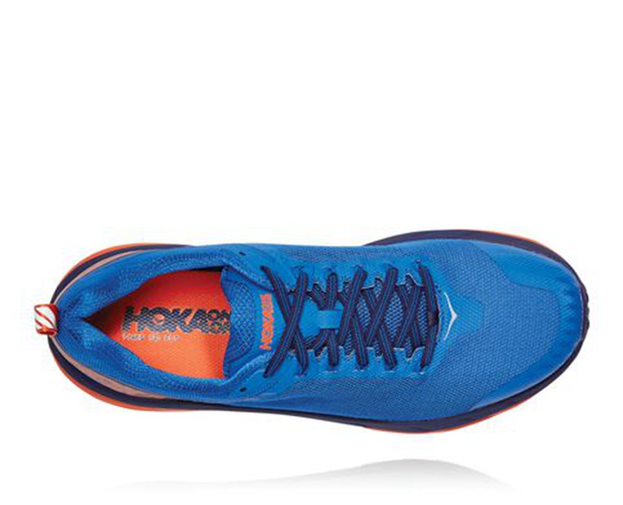 Hoka One One Mens Trail Shoes - Challenger ATR 5 - Blue - CSMJ36745